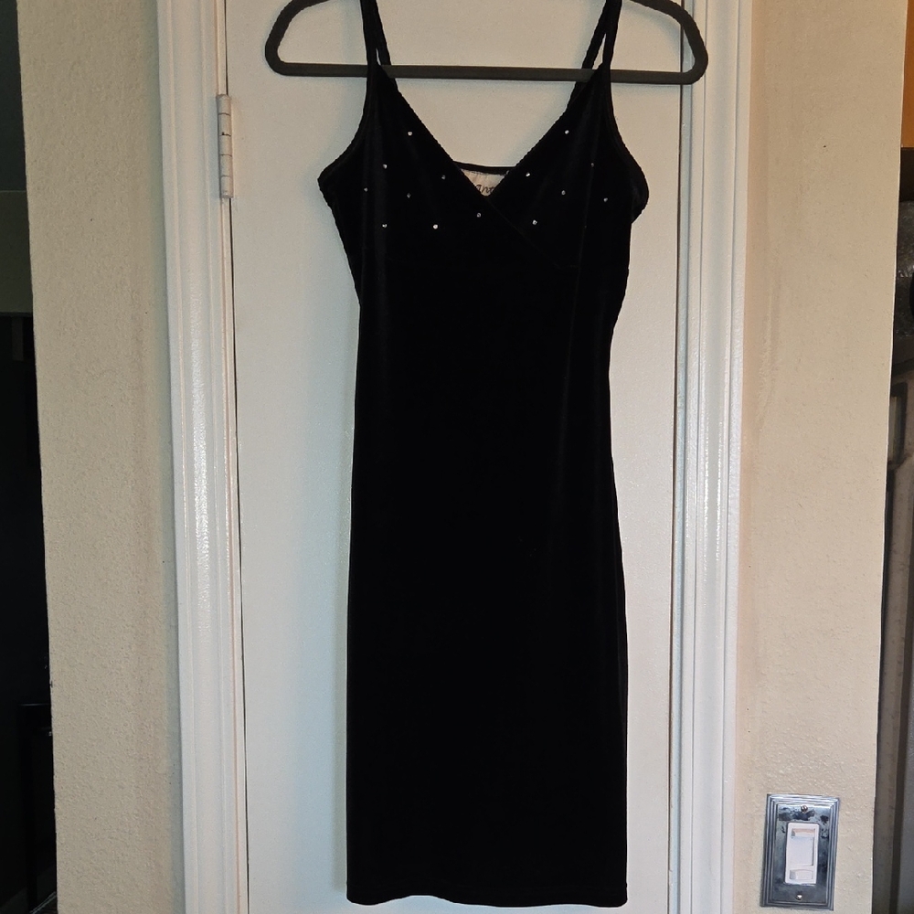 Black Bling Dress 💚🩵🩷